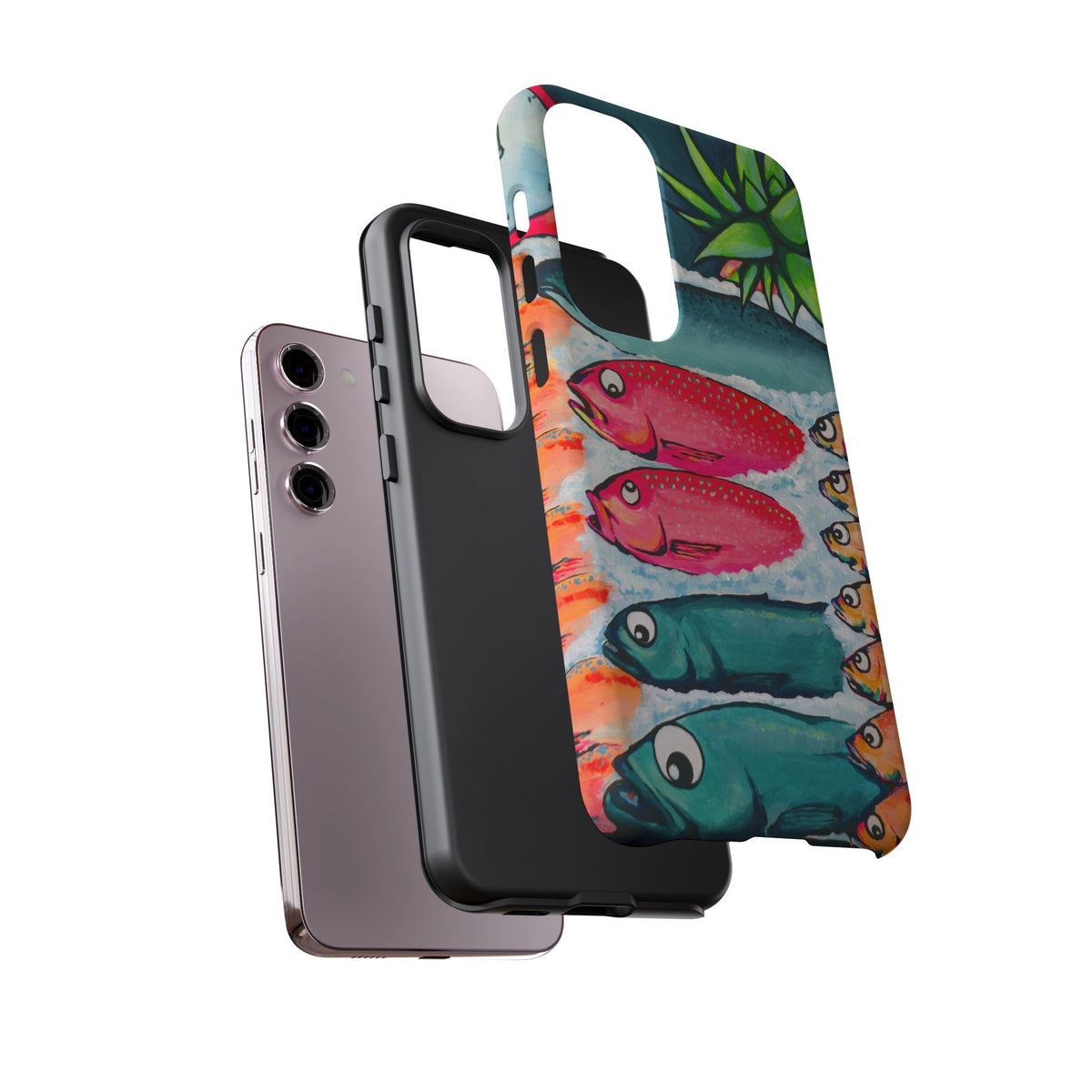 Neon Cabo Fish Market Tough Phone Case