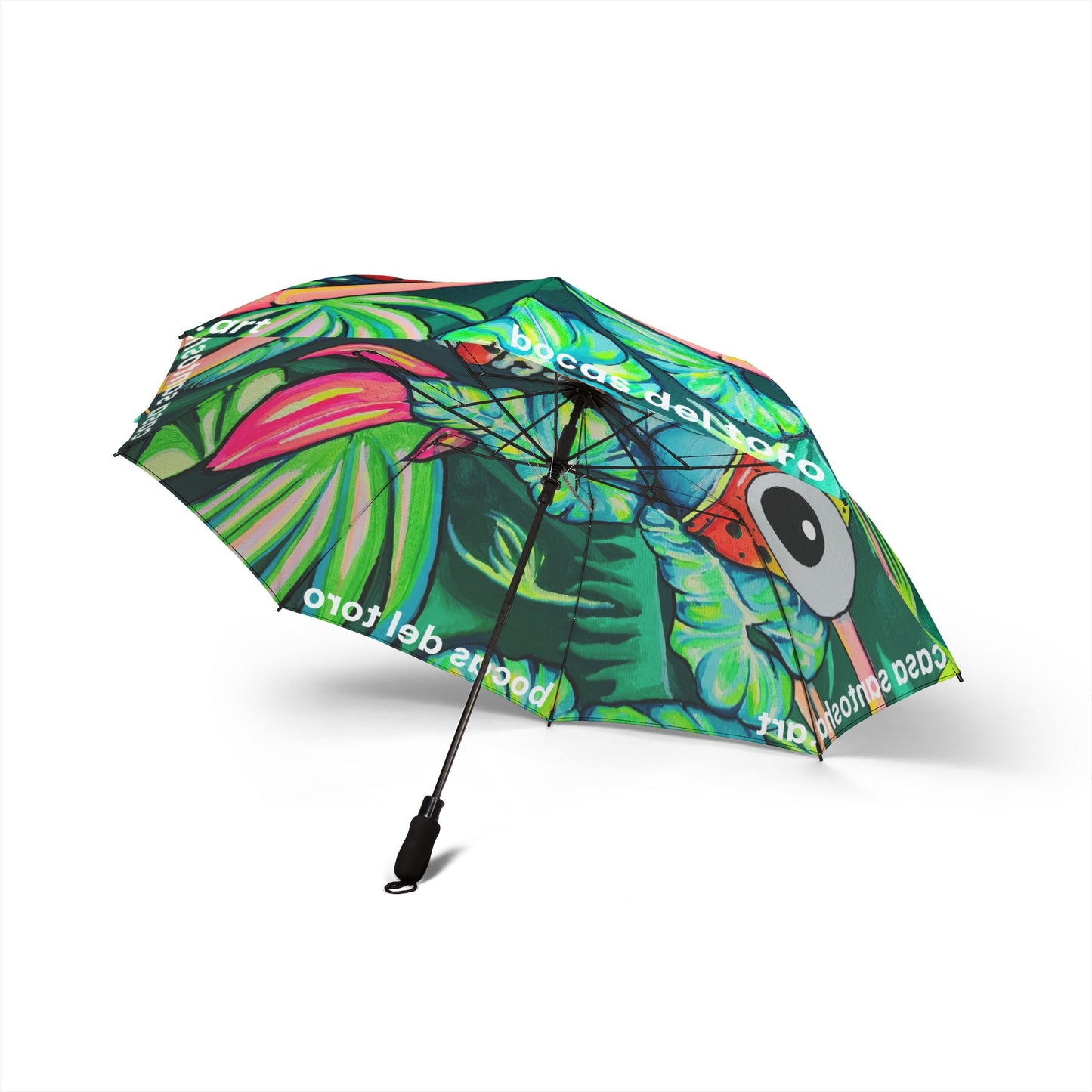 Cyclops Red Frog Umbrella - Foldable and Stylish Rain Gear