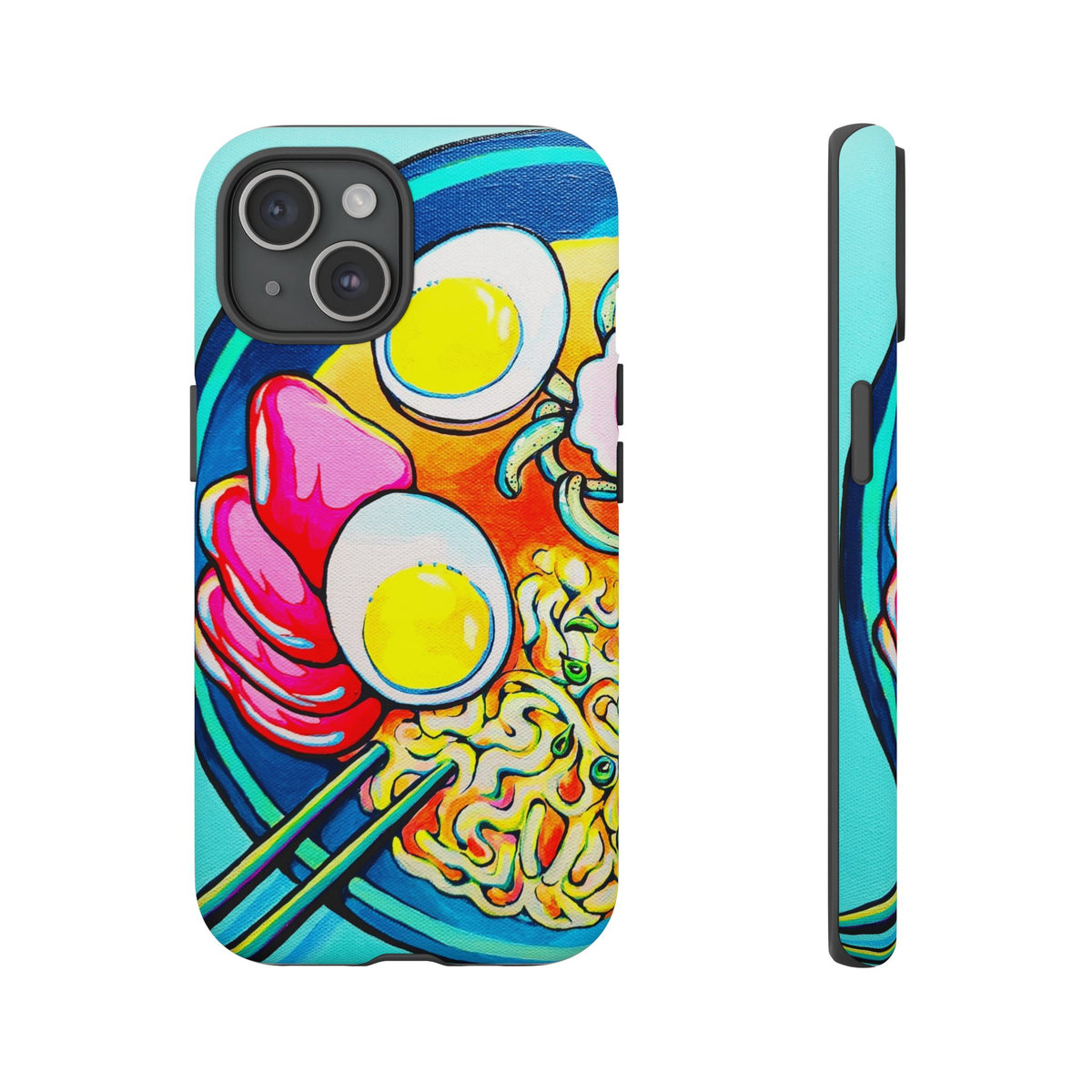 Coque de téléphone résistante Neon Ramen