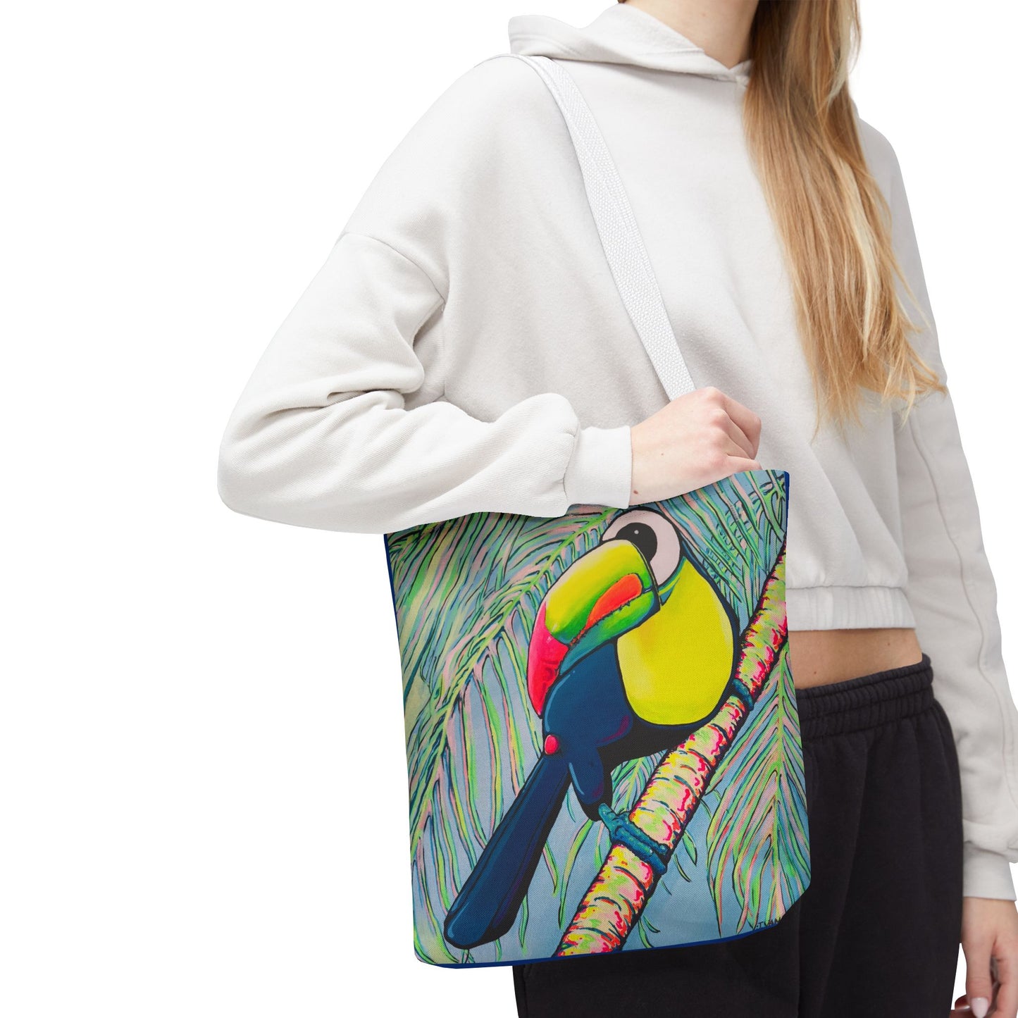 Premium Cyclops Toucan Tote Bag, Original Artist Design, Reusable Shopping Tote,  Eco-Friendly