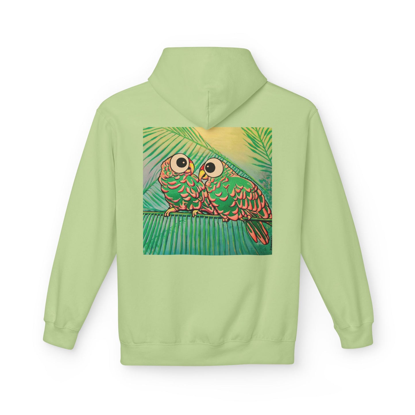 Unisex Chatty Cyclops Parrots Soft Hoodie