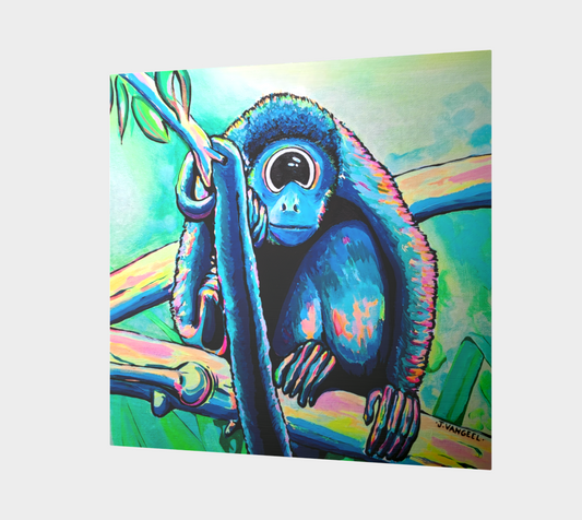 Cyclops Monkey Aluminum Wall Art