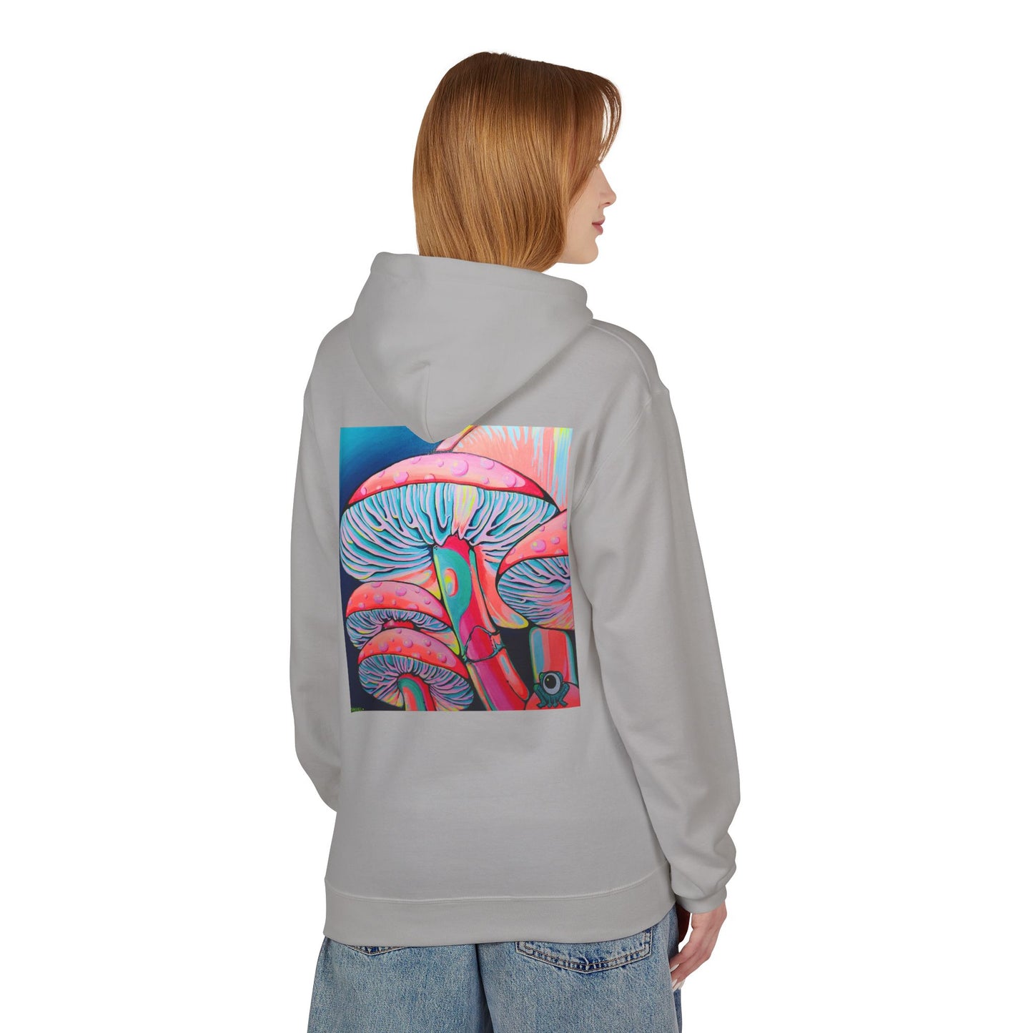Unisex Trippy Mushrooms Soft Hoodie
