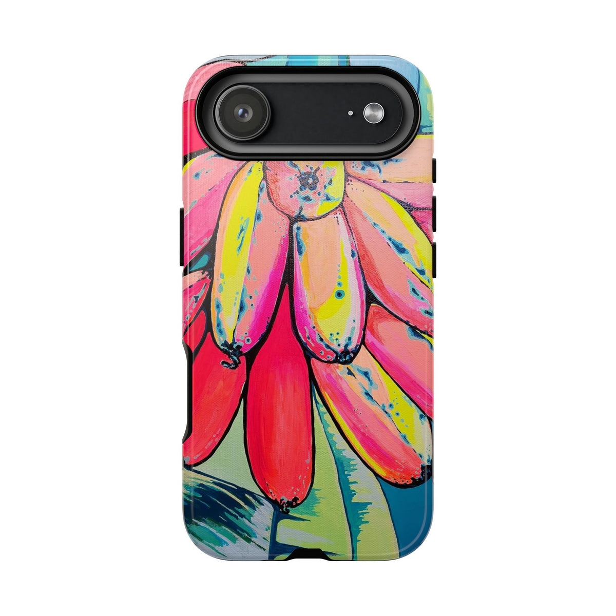 Neon Primitivo Bananas Tough Phone Case