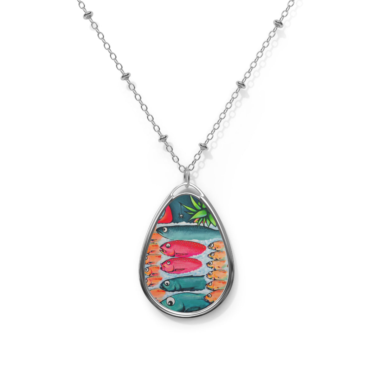 Neon Cabo Fish Market Necklace