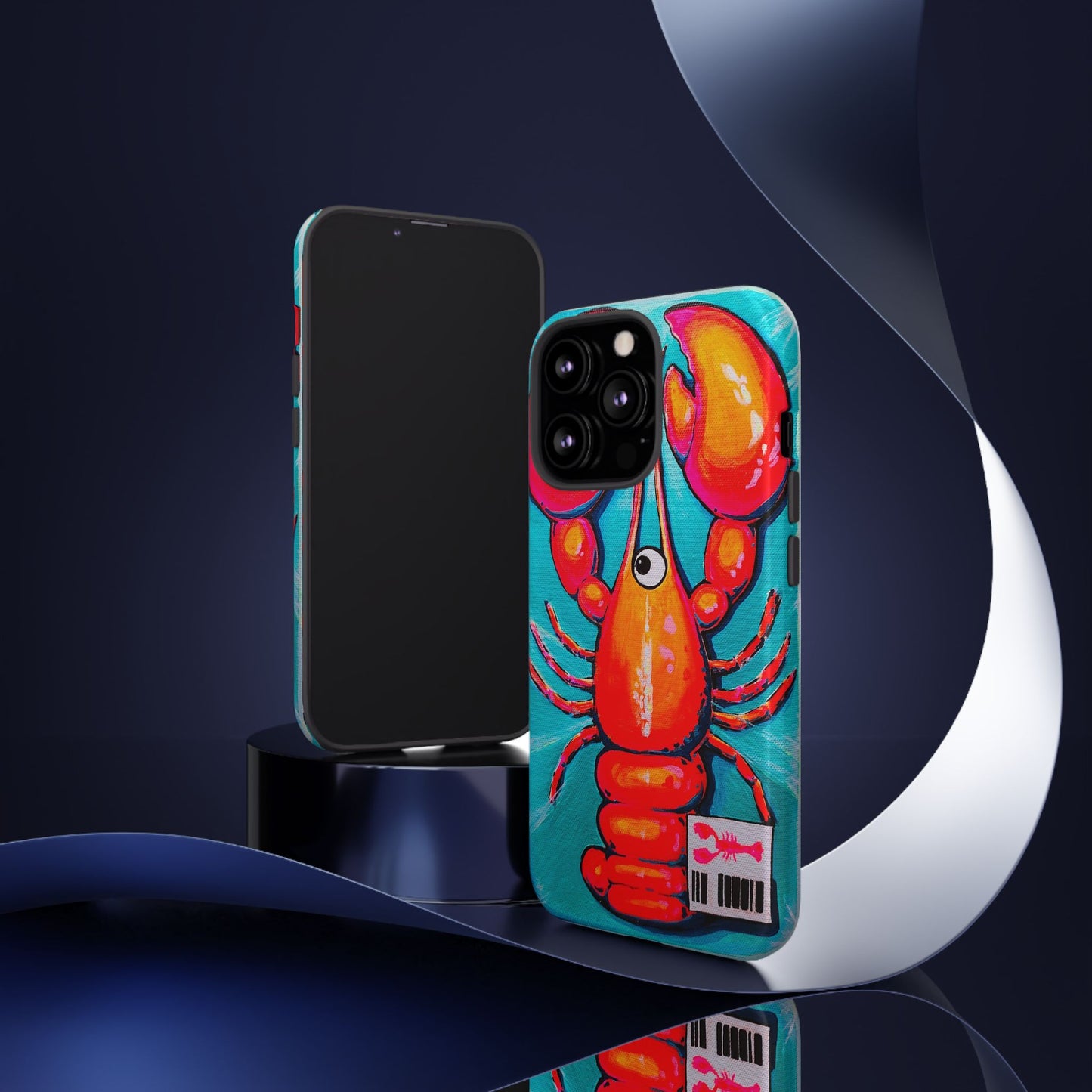 Neon Lobster Tough Phone Case