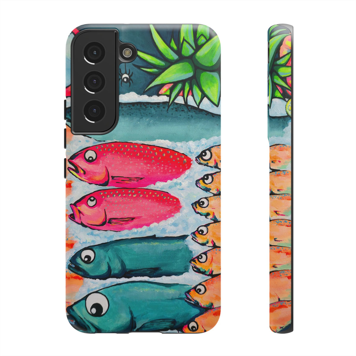 Neon Cabo Fish Market Tough Phone Case