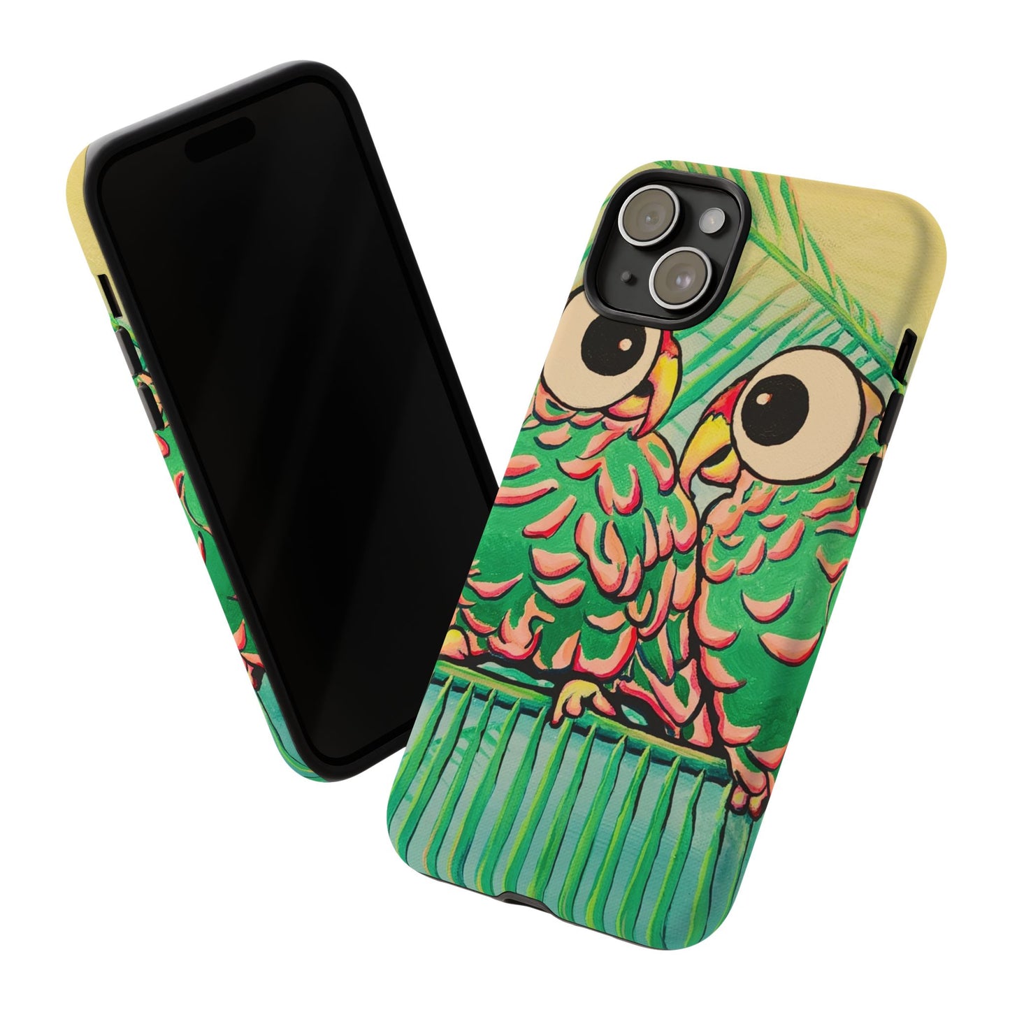 Chatty Cyclops Parrots Tough Phone Case