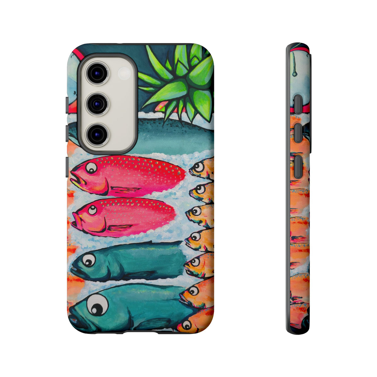 Neon Cabo Fish Market Tough Phone Case