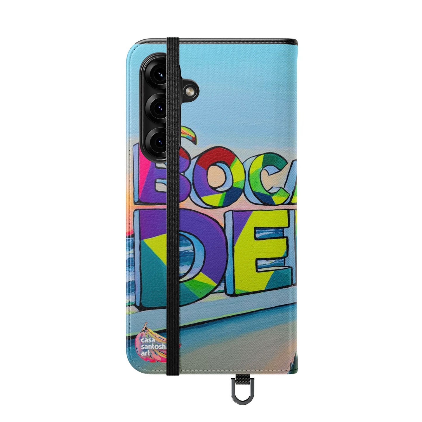 Bocas Del Toro Sign Flip Phone Case – Wallet Cover with Card Slots