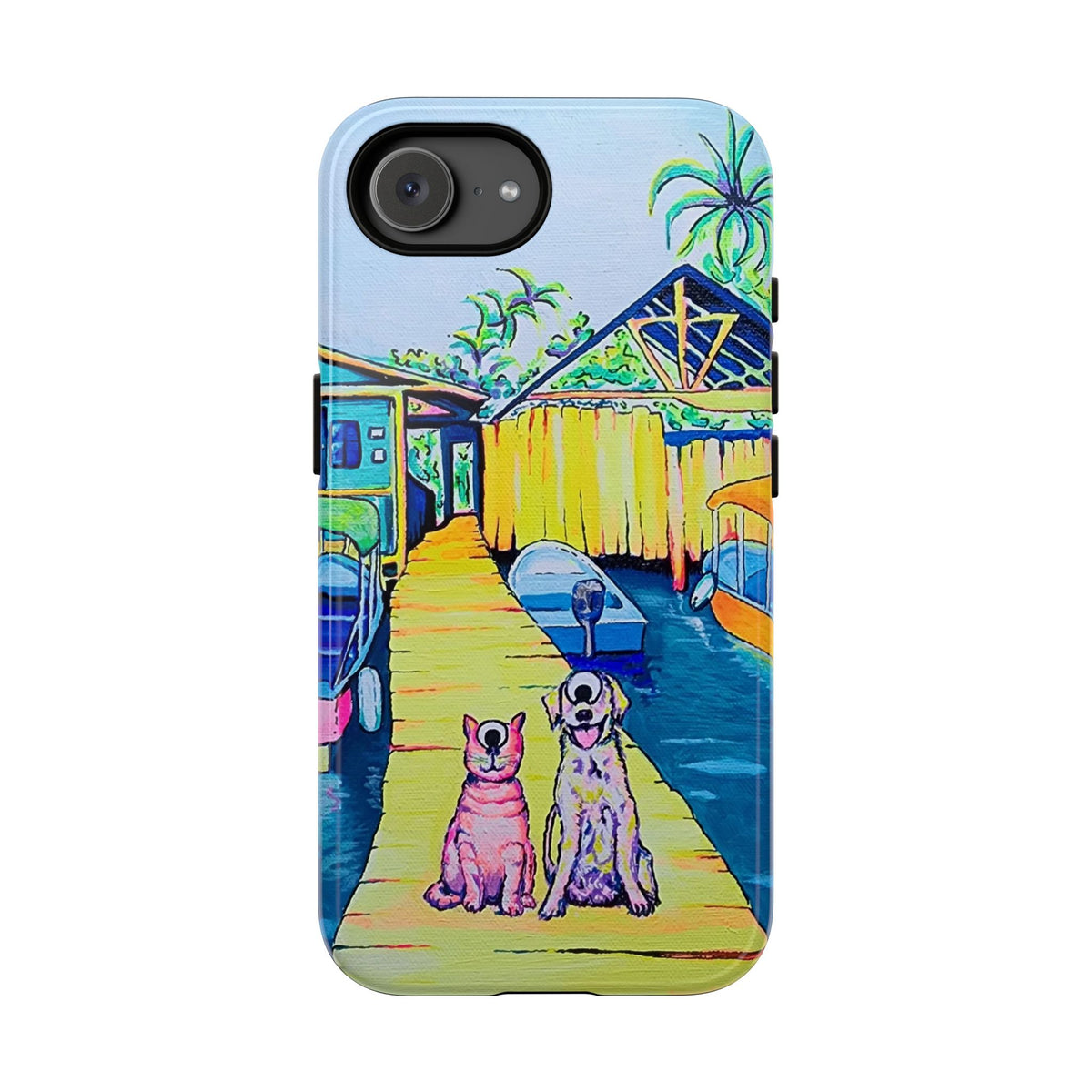 Cyclops Cat and Dog in Bocas Tough Phone Case