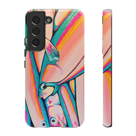 Neon Fish Tough Phone Case