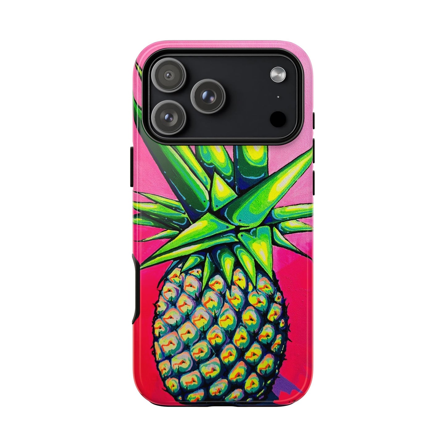 Neon Pineapple Tough Phone Case