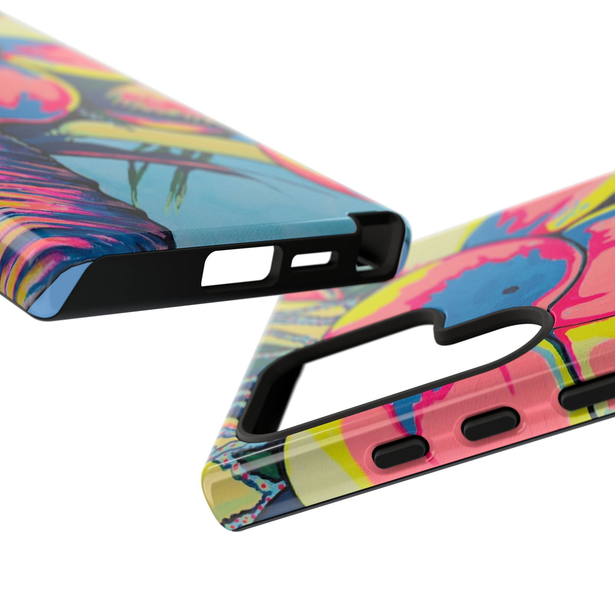 Neon Coconuts Tough Phone Case