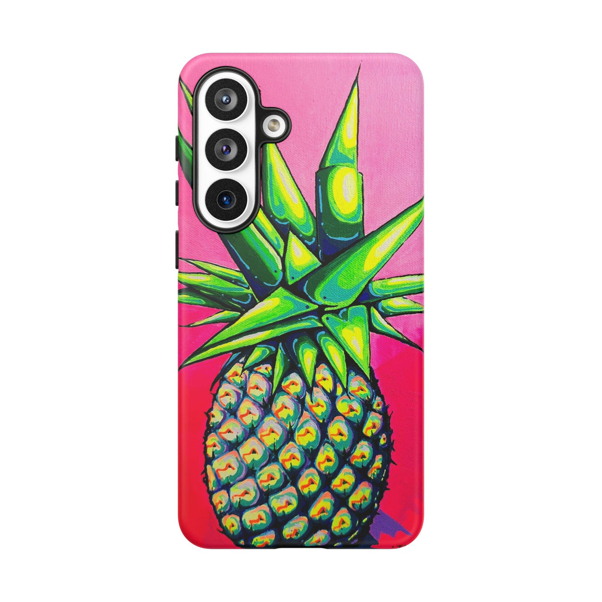 Neon Pineapple Tough Phone Case