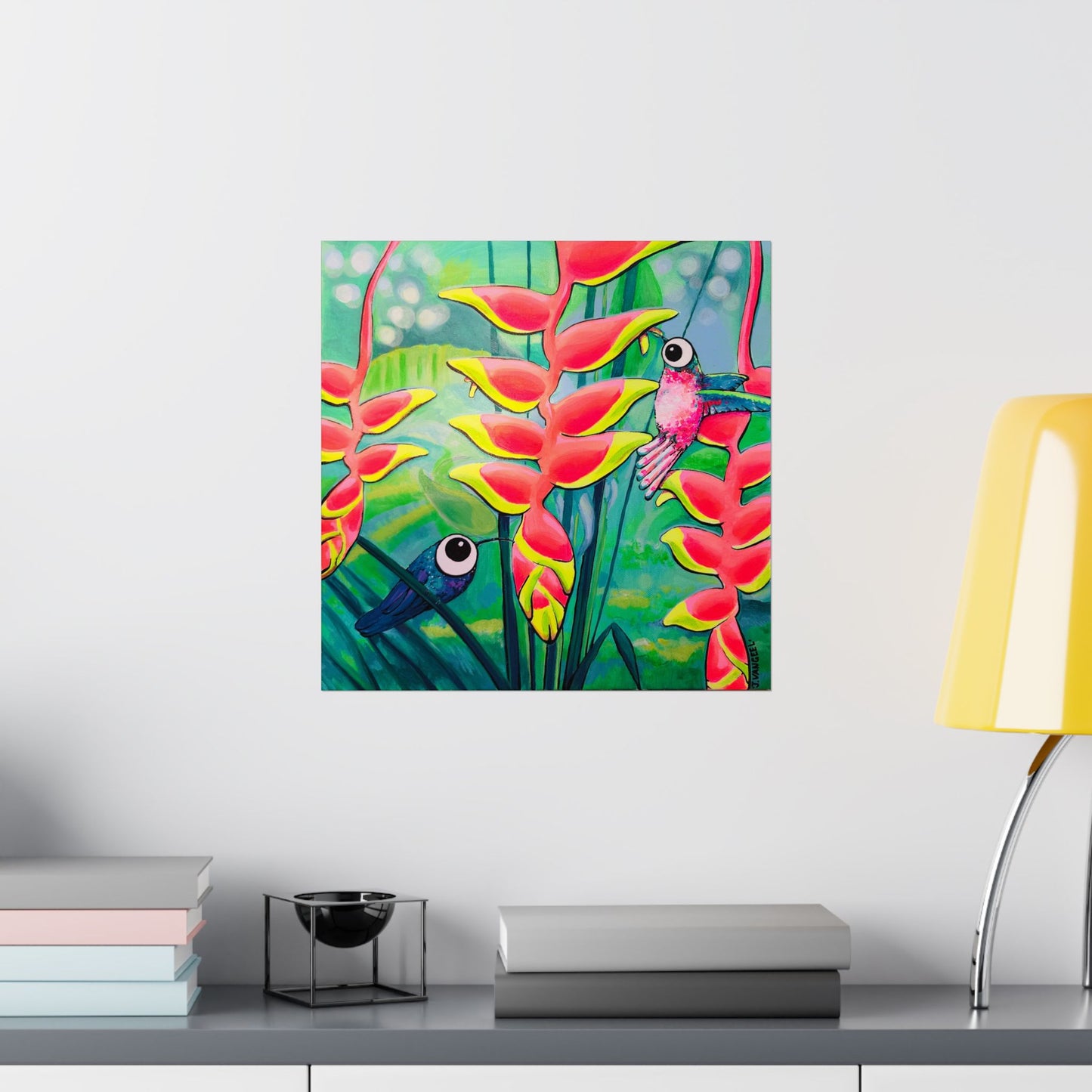 Cyclops Hummingbirds Giclée Art Poster