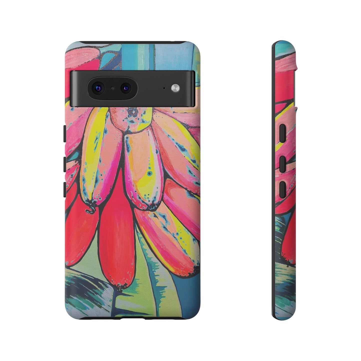 Neon Primitivo Bananas Tough Phone Case