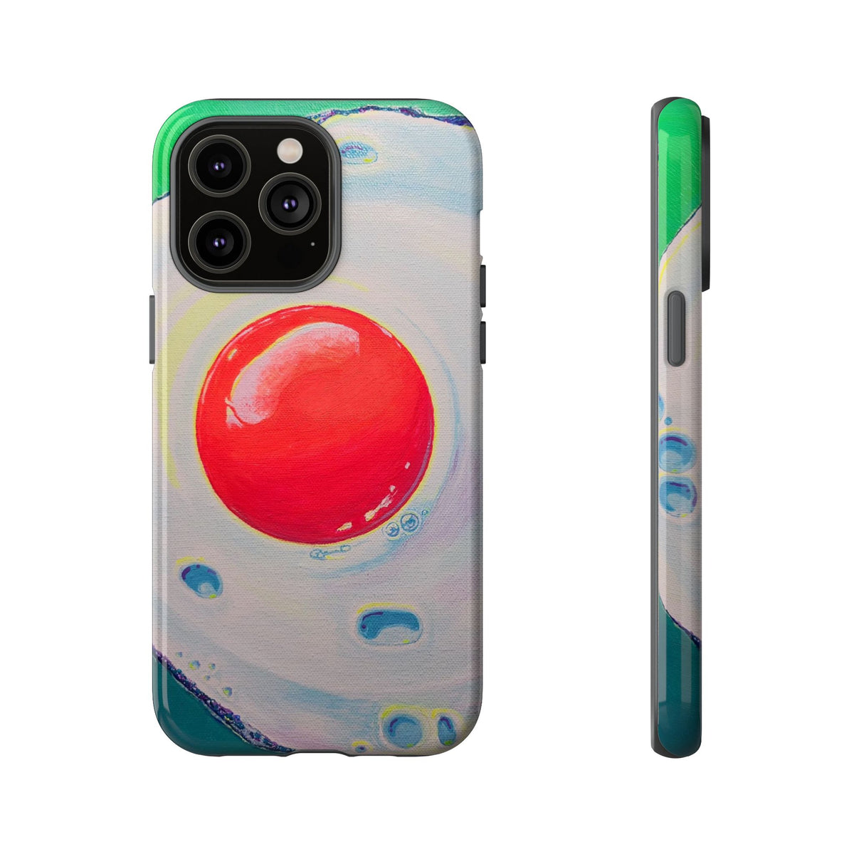 Neon Fried Egg Tough Phone Case