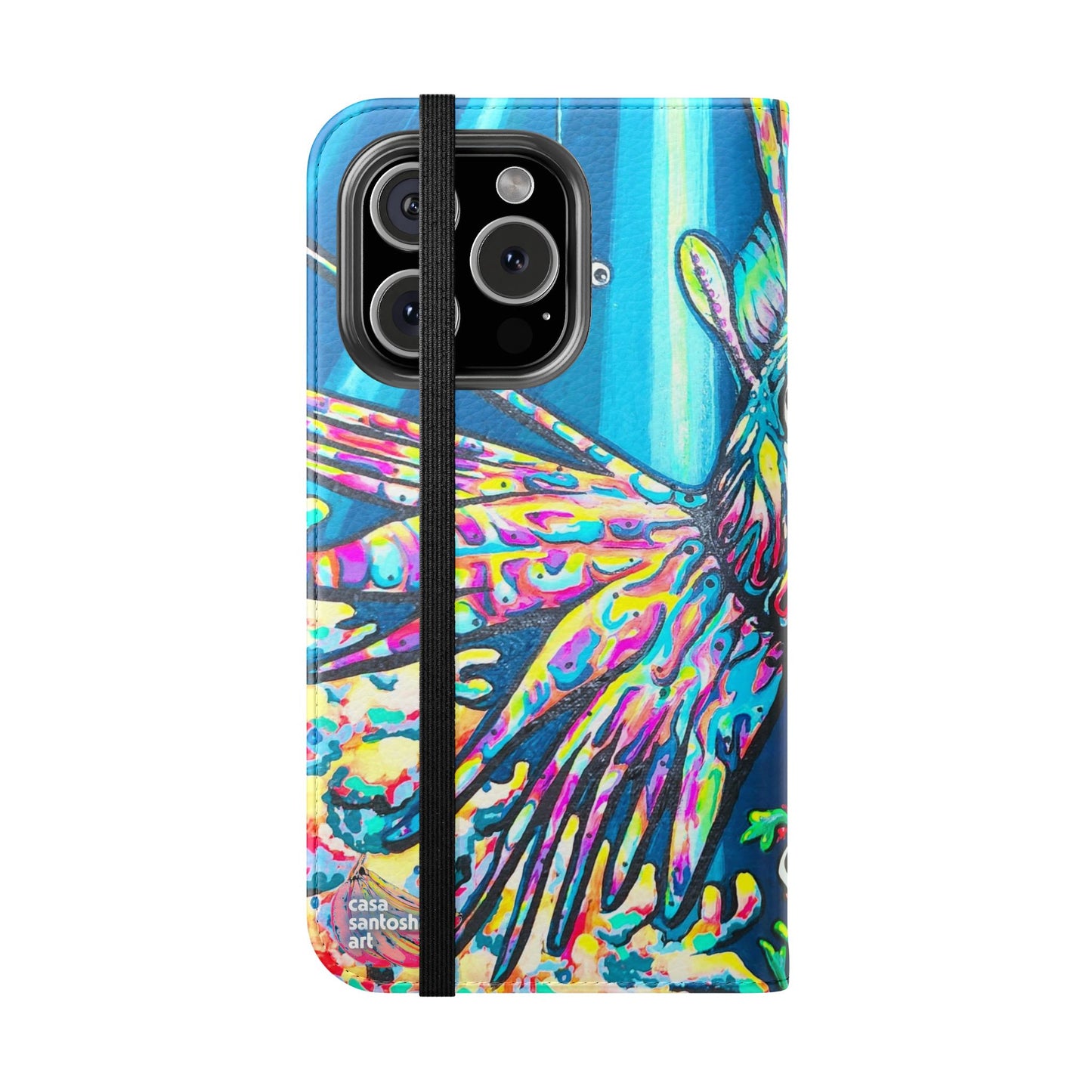 Cyclops Lionfish Flip Phone Case – Wallet Cover with Card Slots