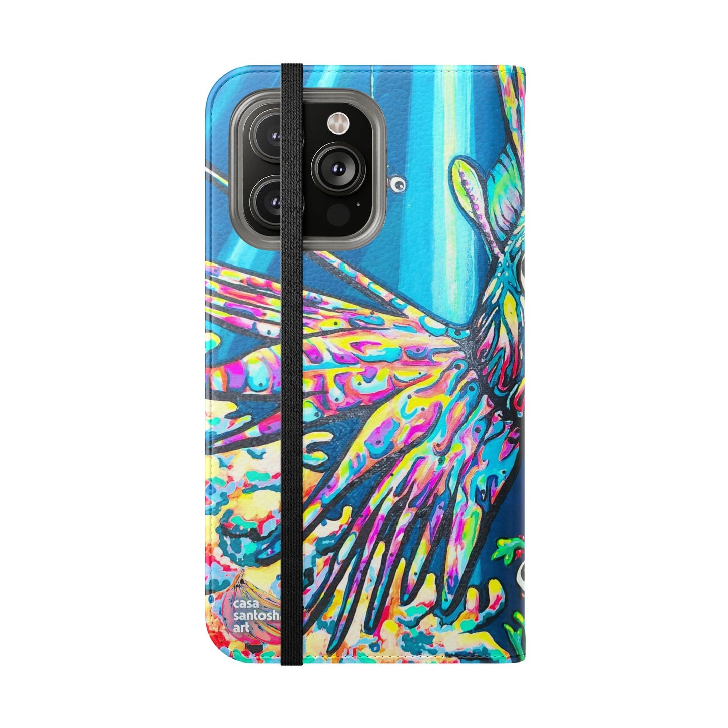 Cyclops Lionfish Flip Phone Case – Wallet Cover with Card Slots