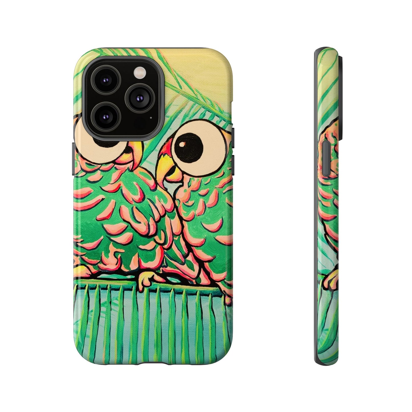 Chatty Cyclops Parrots Tough Phone Case