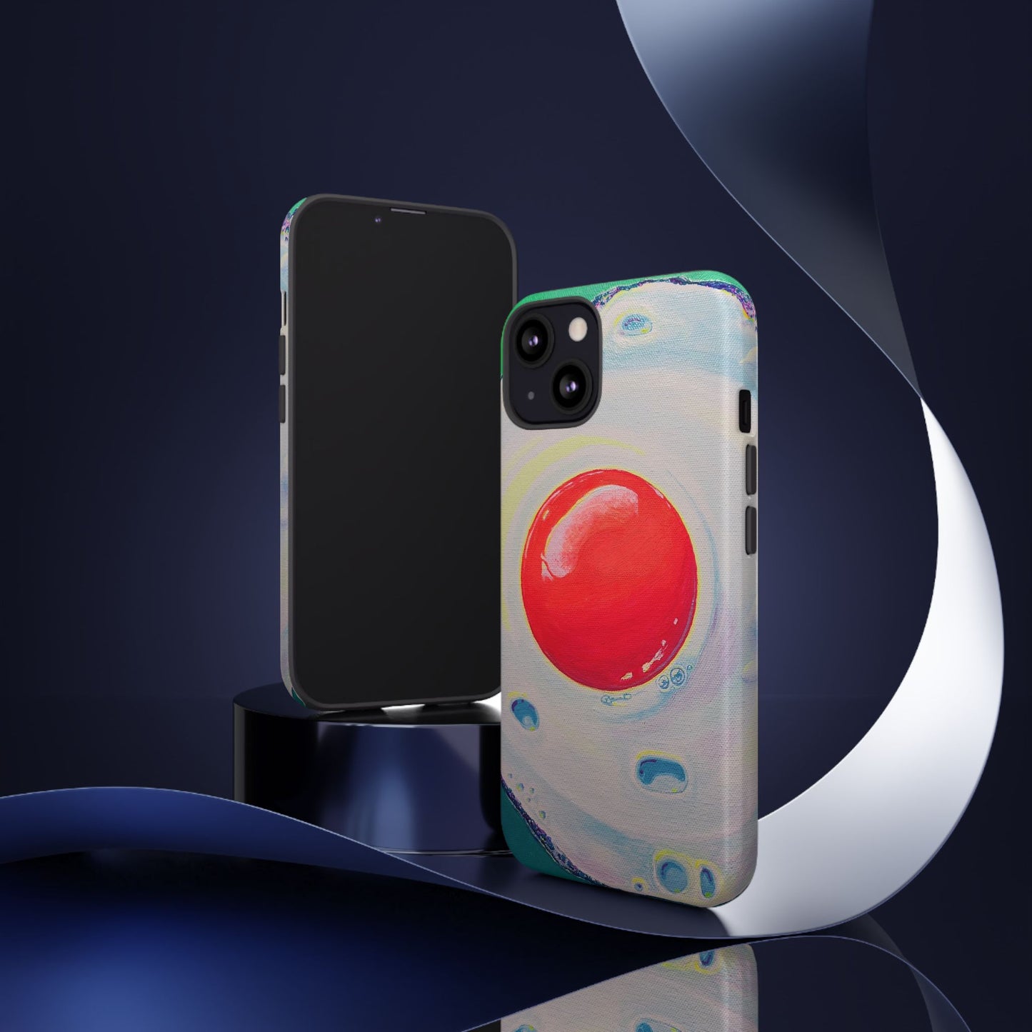 Neon Fried Egg Tough Phone Case