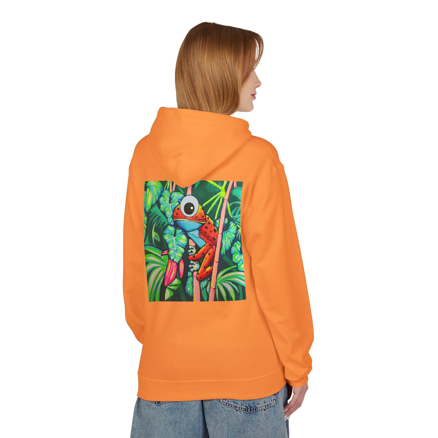 Unisex Cyclops Red Frog Soft Hoodie