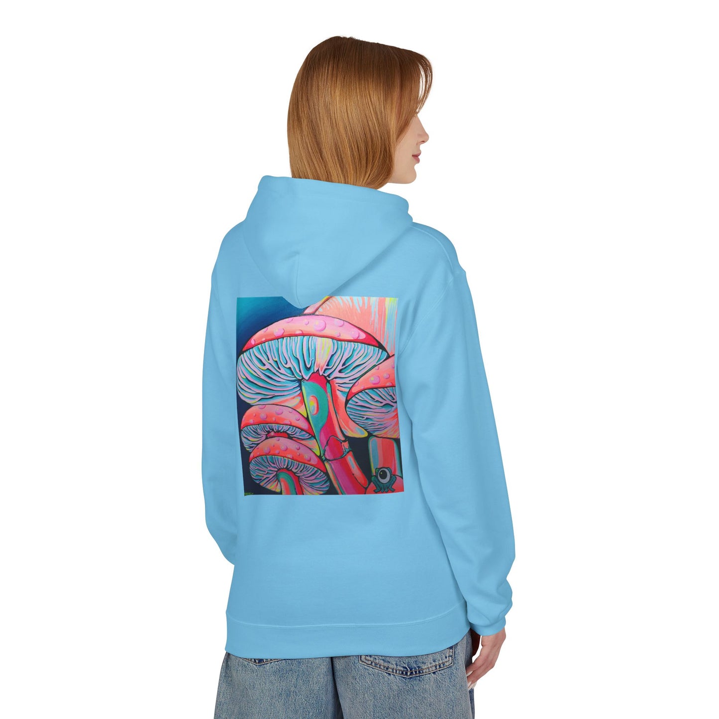 Unisex Trippy Mushrooms Soft Hoodie