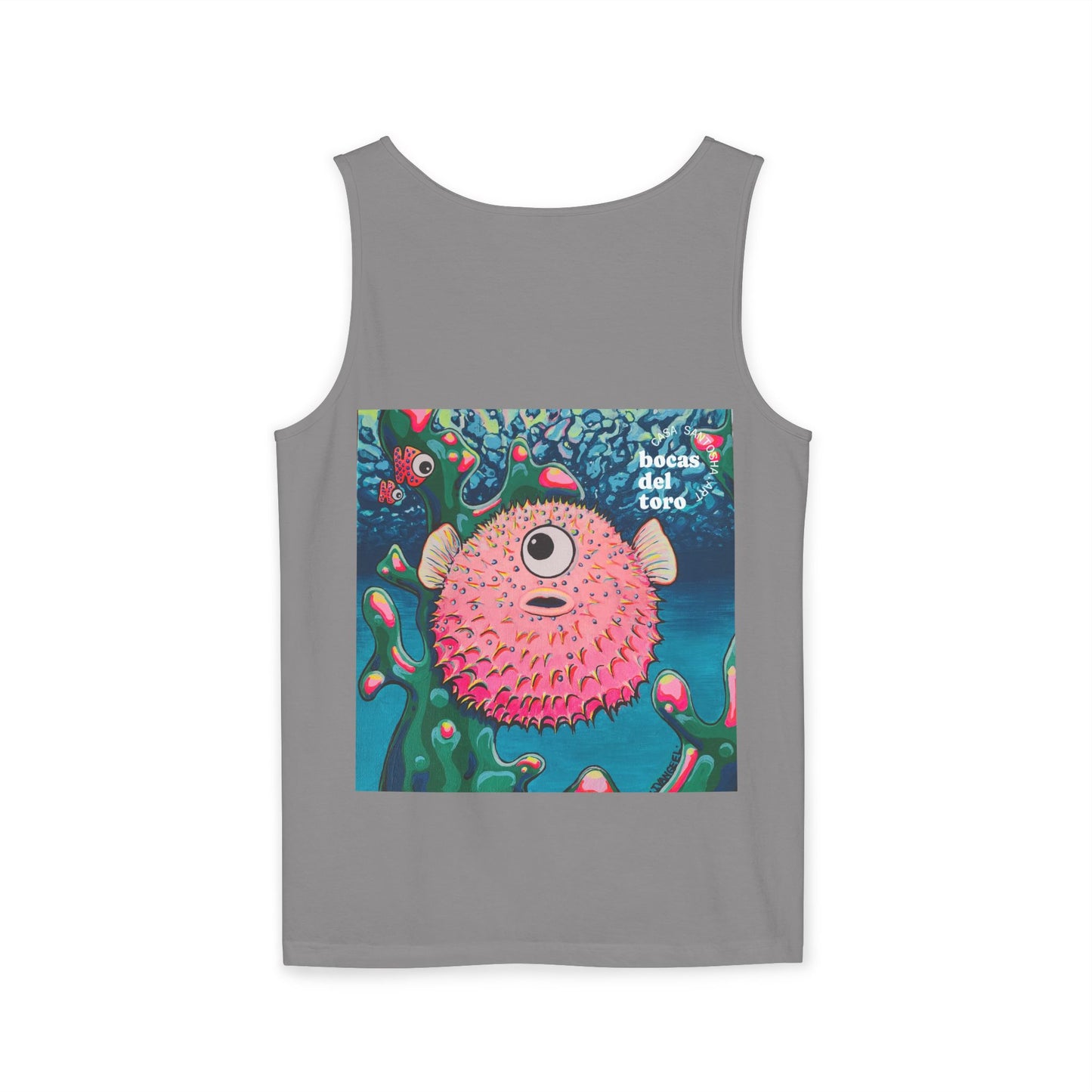 Unisex Cyclops Pufferfish Tank Top - Perfect for Summer Vibes