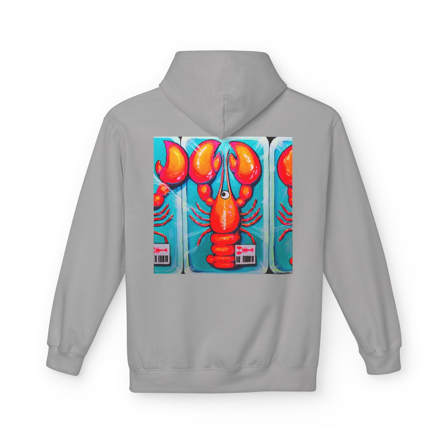 Unisex Fresh Neon Lobster Soft Hoodie