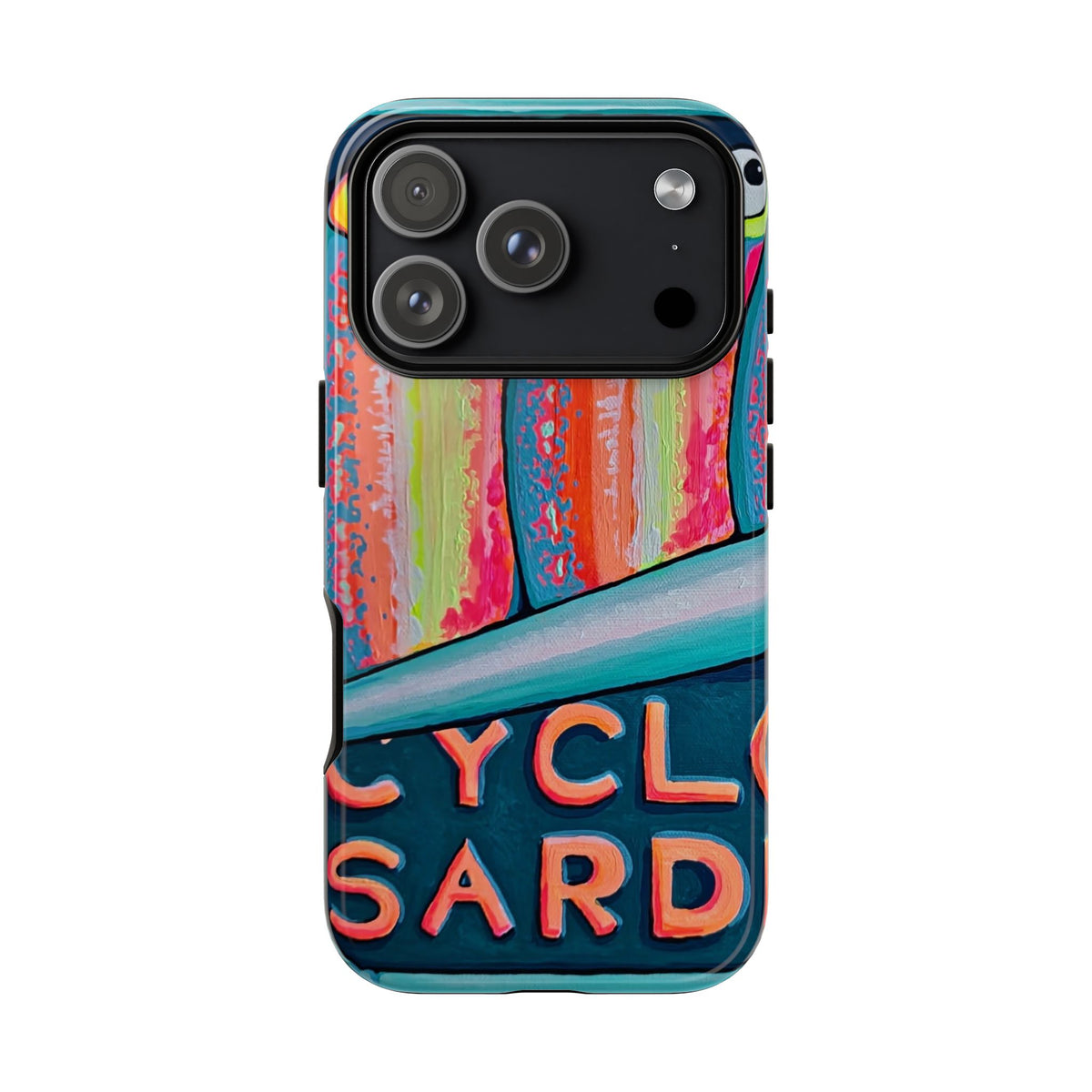 Neon Sardines Tough Phone Case