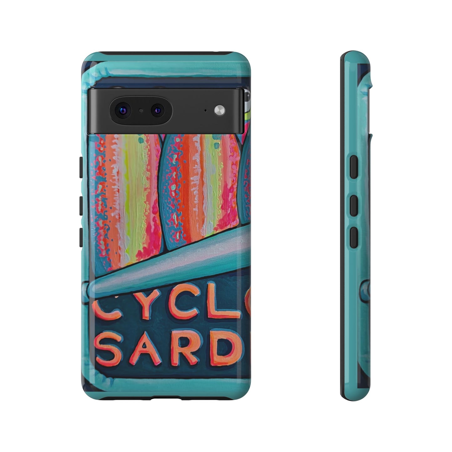 Neon Sardines Tough Phone Case