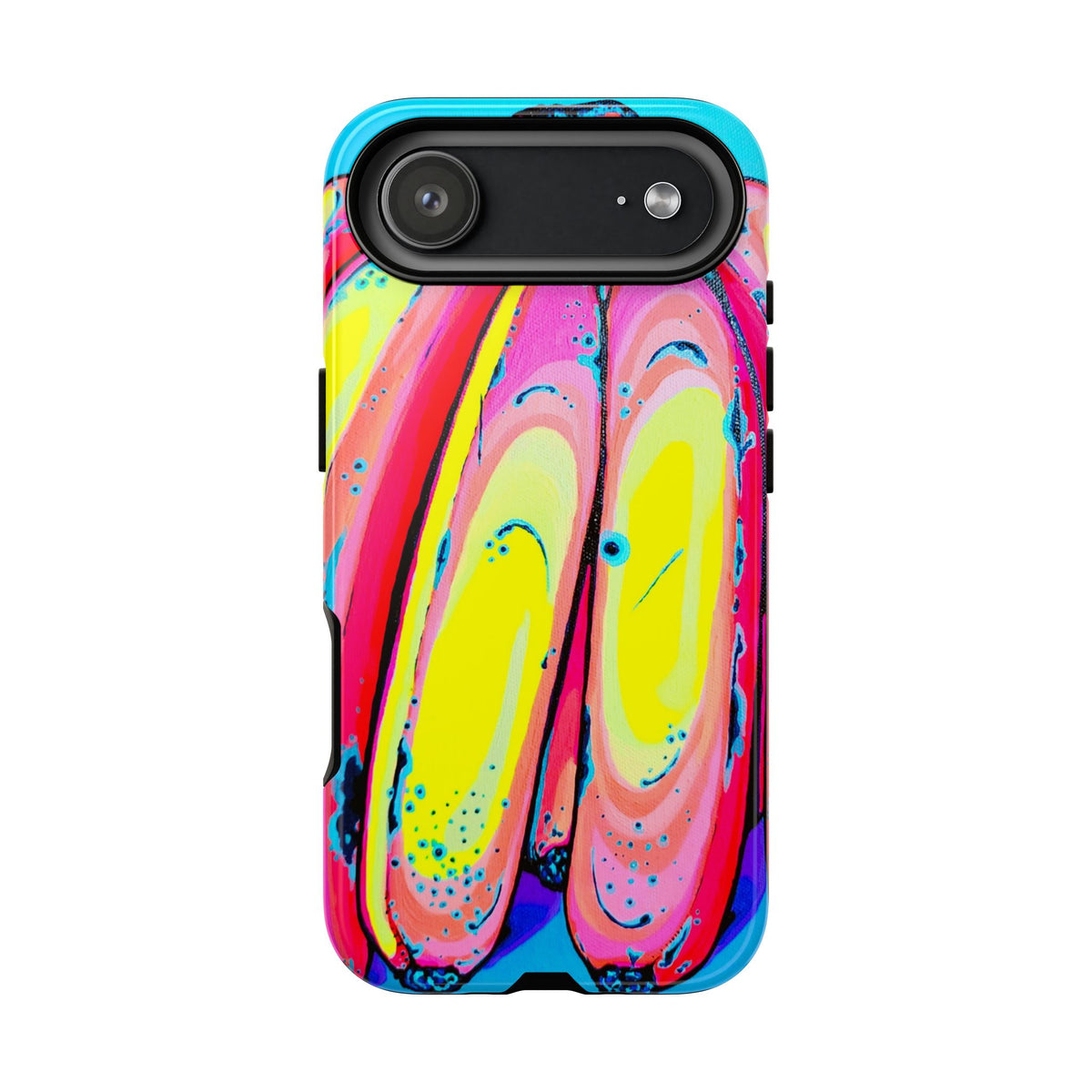 Neon Fat Bananas Tough Phone Case