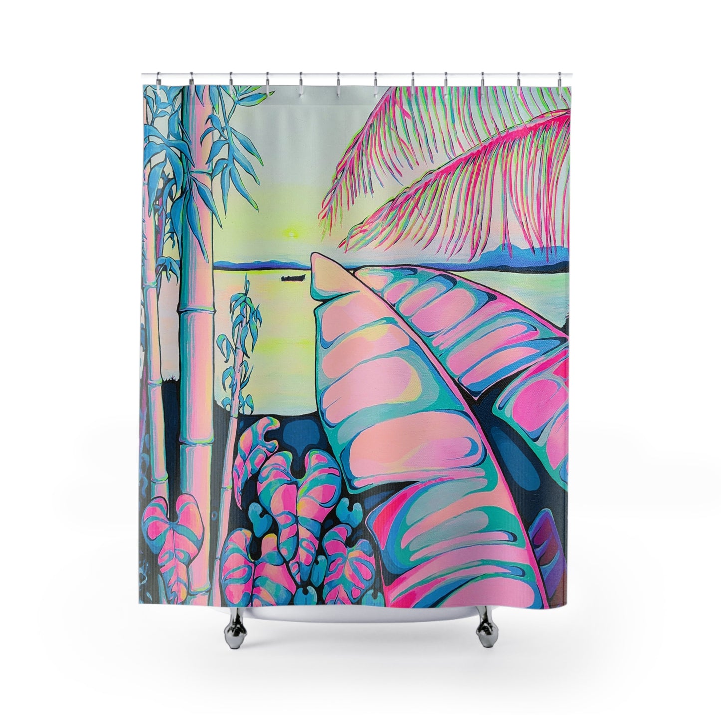 Rideau de douche Serenity Bocas Pop Art
