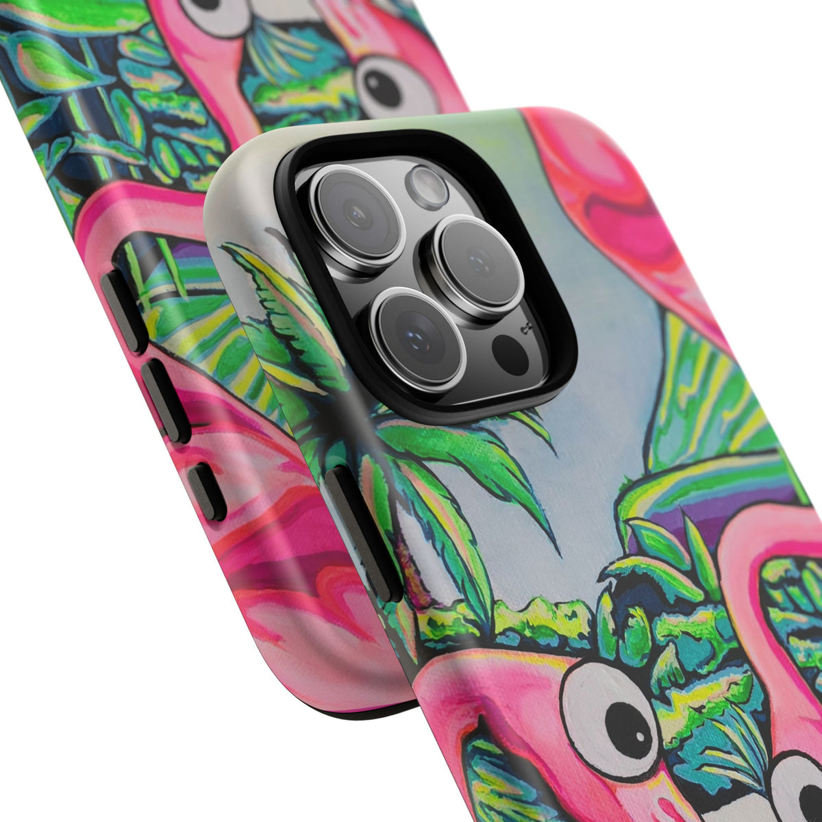 Cyclops Flamingo Family Tough Phone Case