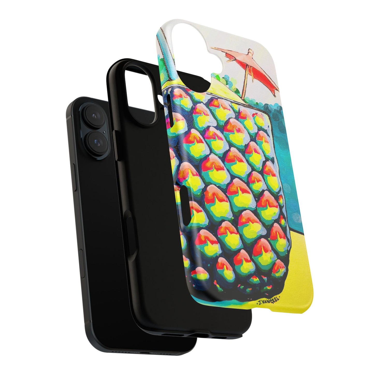 Neon Piña Colada Tough Phone Case