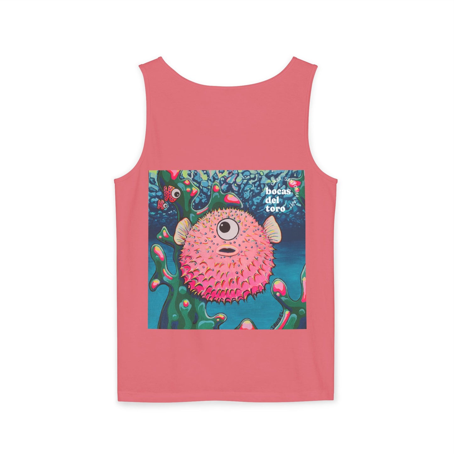 Unisex Cyclops Pufferfish Tank Top - Perfect for Summer Vibes