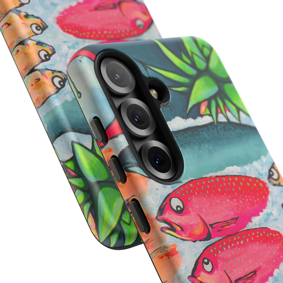 Neon Cabo Fish Market Tough Phone Case