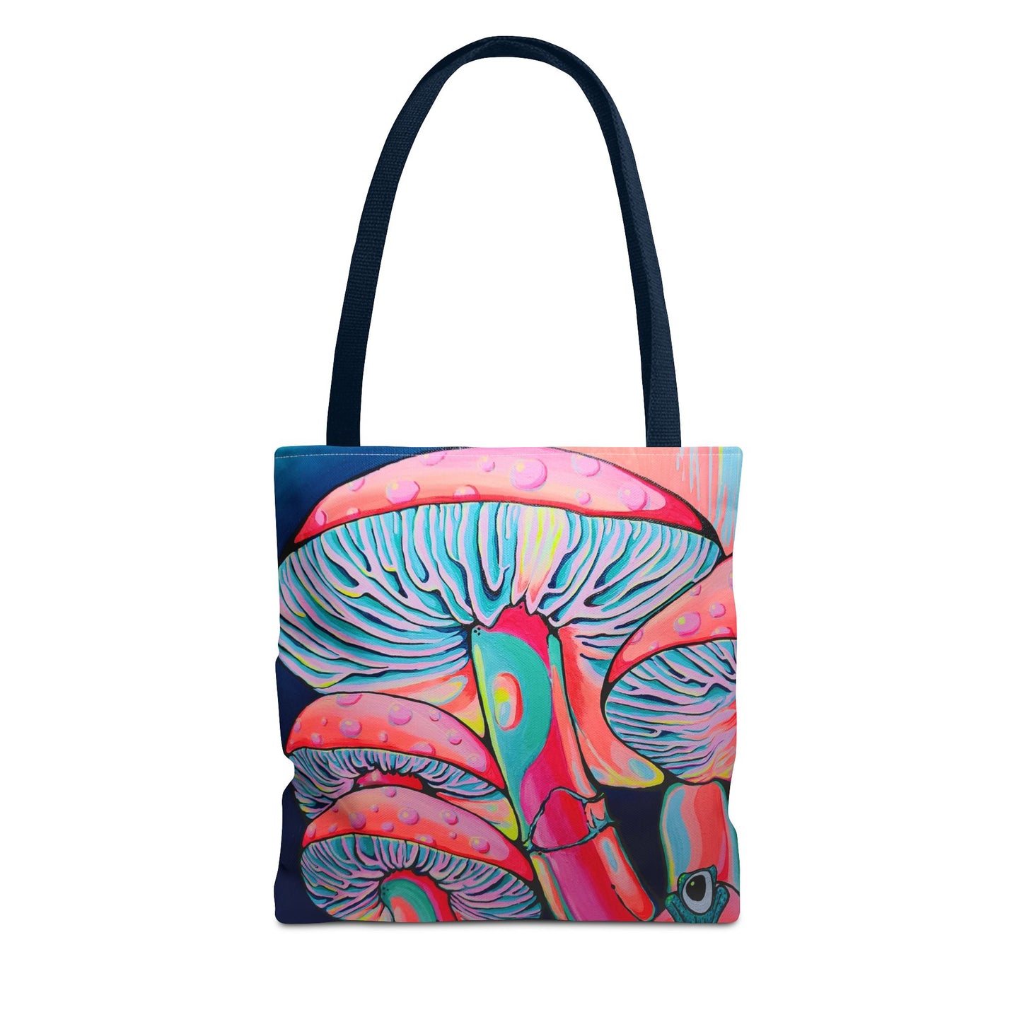 Premium Trippy Mushrooms Tote Bag, Original Artist Design, Reusable Shopping Tote, Eco-Friendly