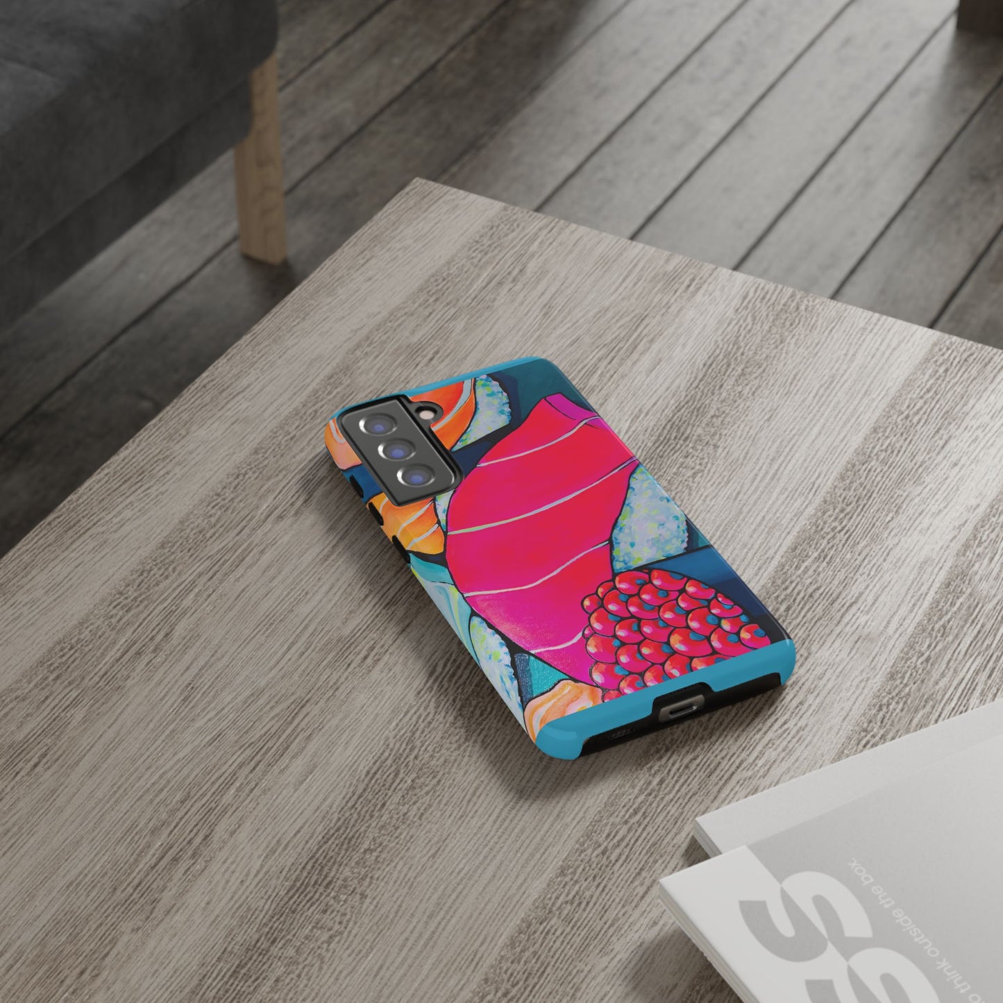 Coque de téléphone résistante Néon Sushi