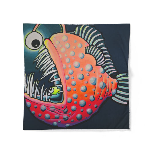 Cyclops Anglerfish Duvet Cover