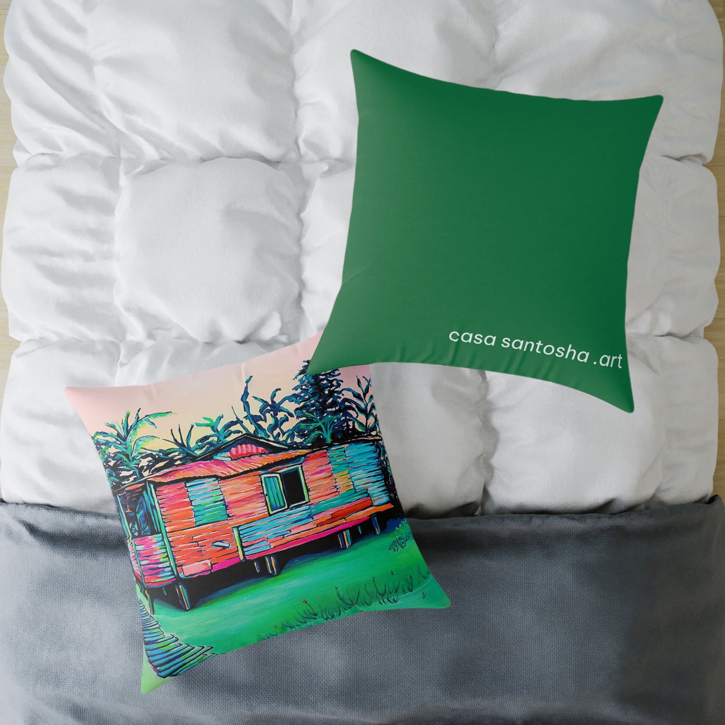 Luis Russell House Bocas Art Canvas Decorative Pillow