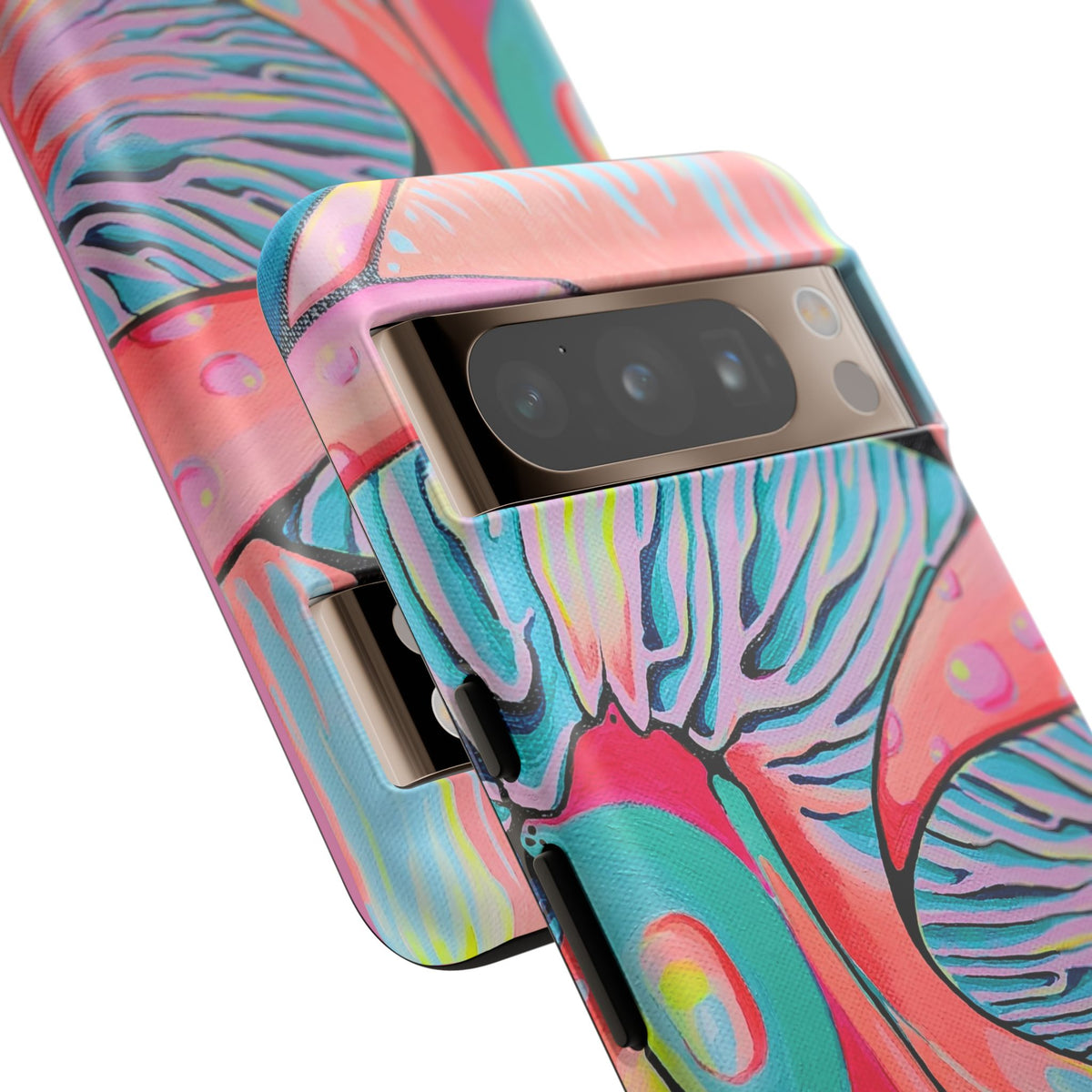Coque de téléphone résistante Trippy Mushrooms