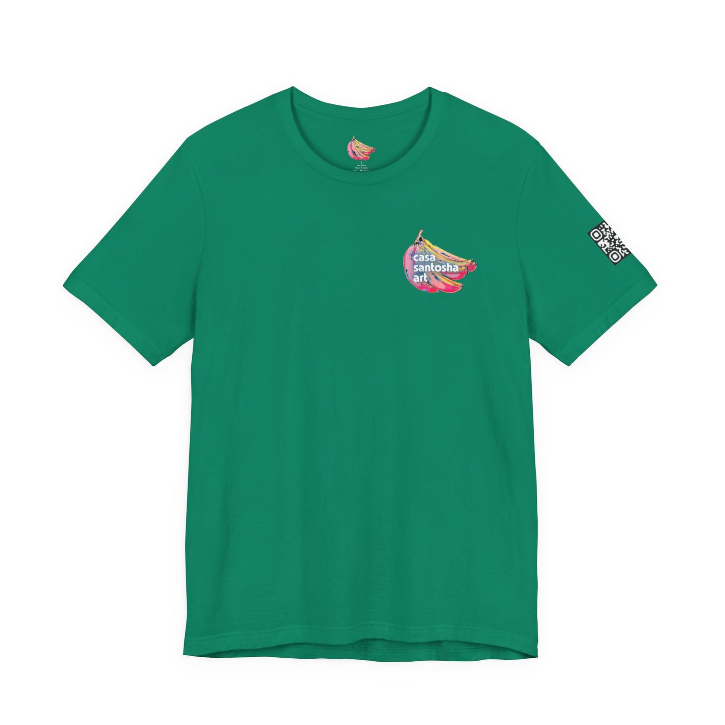 T-shirt unisexe néon à motif poisson frit