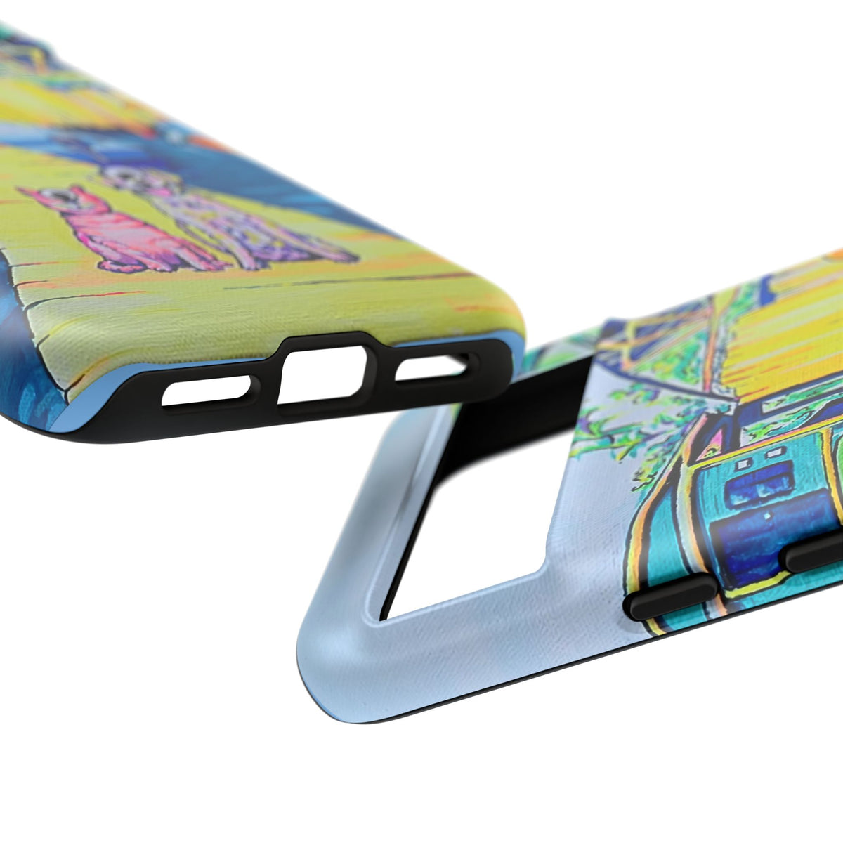 Cyclops Cat and Dog in Bocas Tough Phone Case