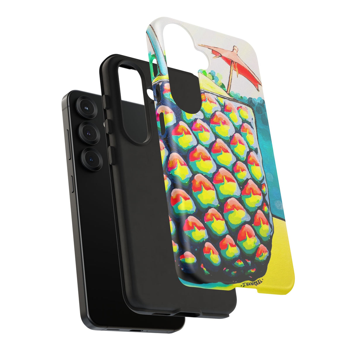 Neon Piña Colada Tough Phone Case