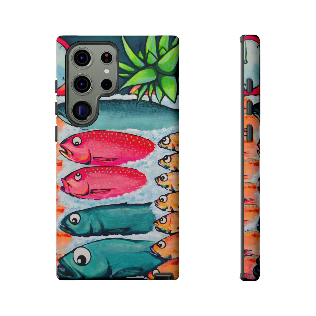 Neon Cabo Fish Market Tough Phone Case