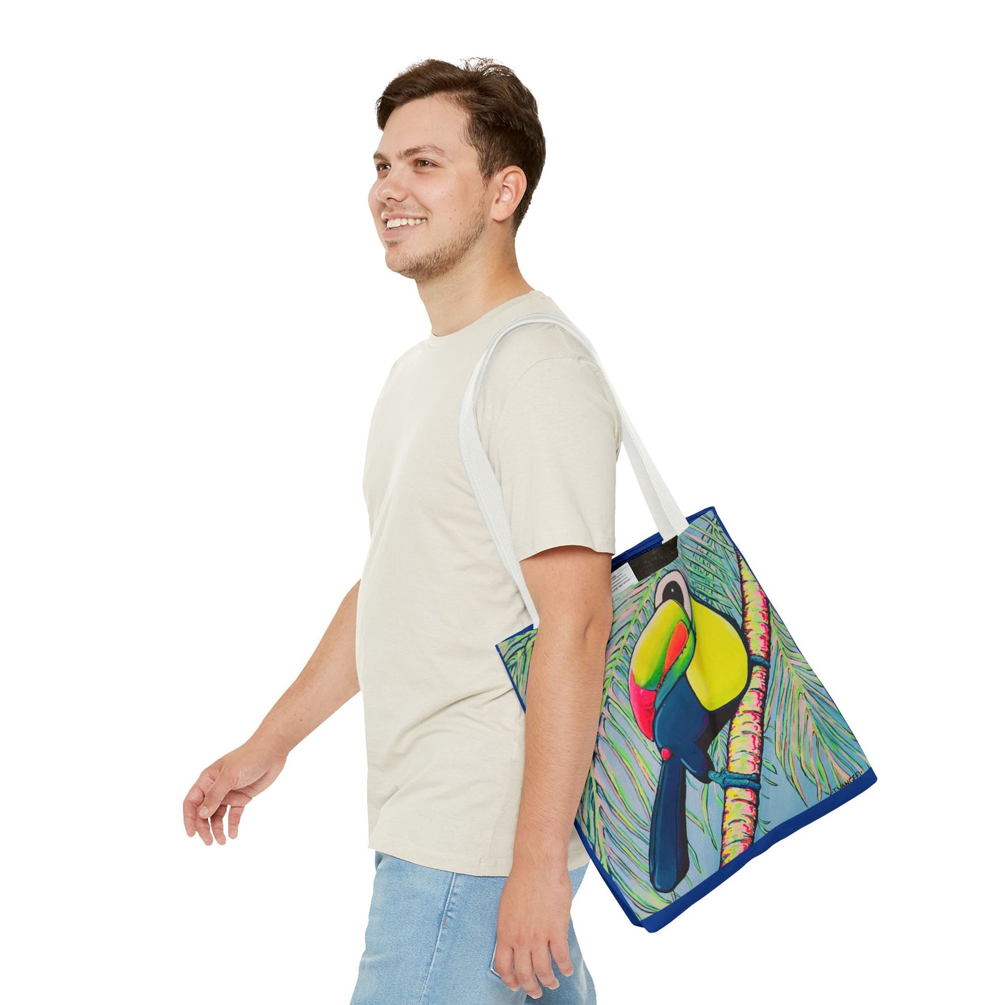 Premium Cyclops Toucan Tote Bag, Original Artist Design, Reusable Shopping Tote,  Eco-Friendly
