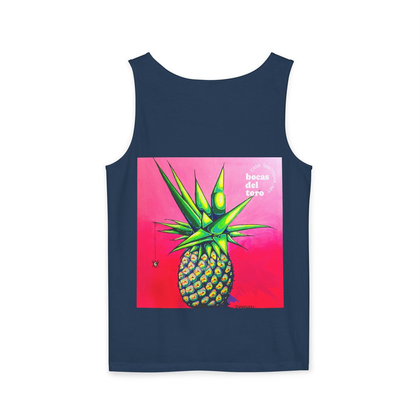 Unisex Neon Pineapple Tank Top - Perfect for Summer Vibes