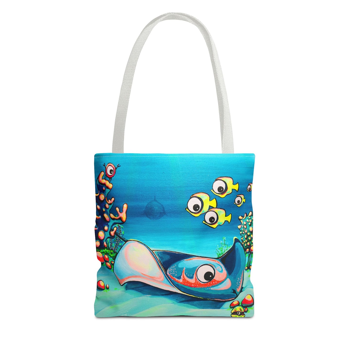 Premium Cyclops Stingray Tote Bag, Original Artist Design, Reusable Shopping Tote, Eco-Friendly